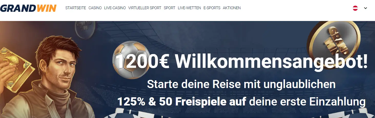 Screenshot vom Bonus bei Grandwin.