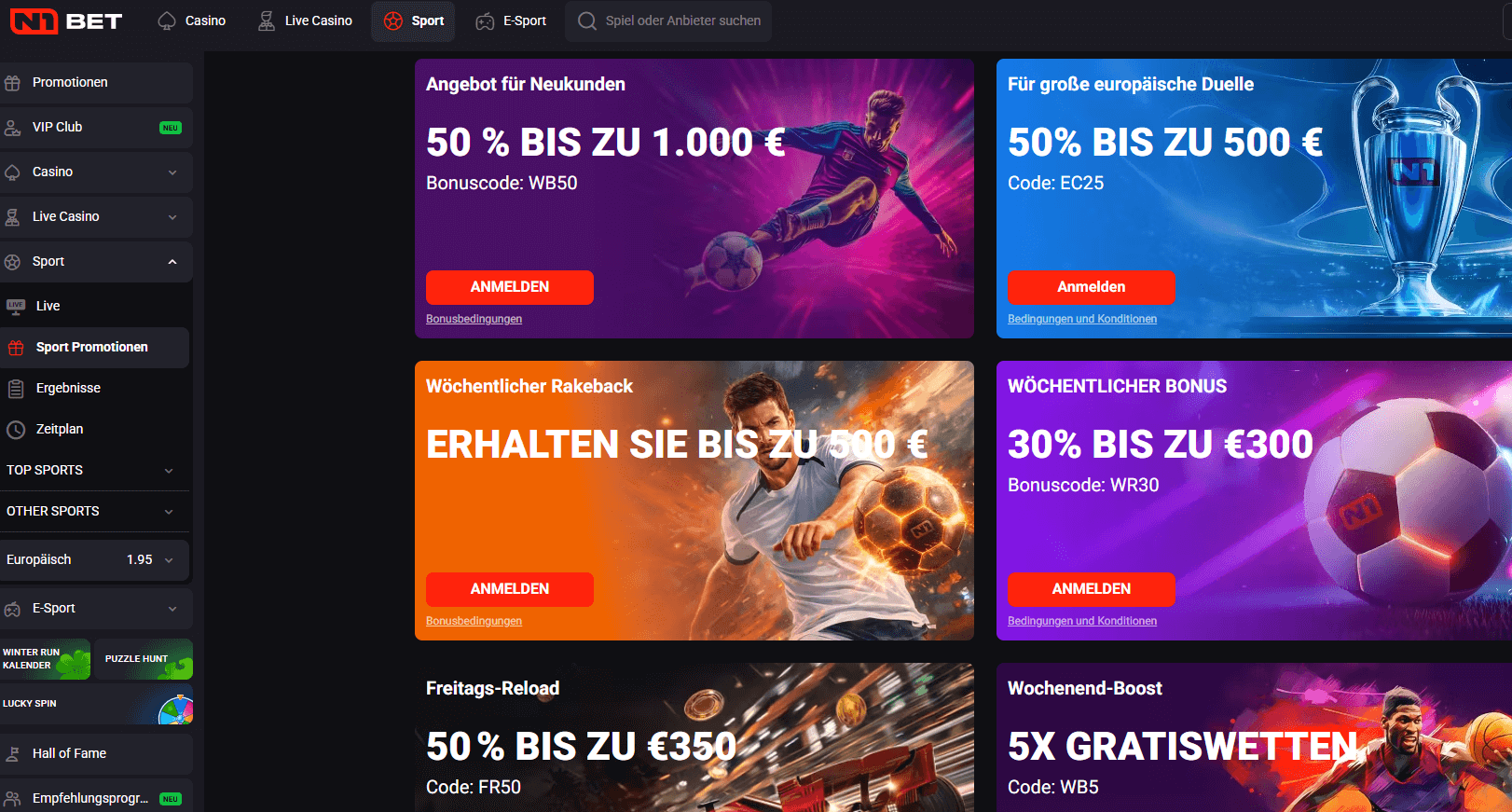 Bonus bei N1Bet