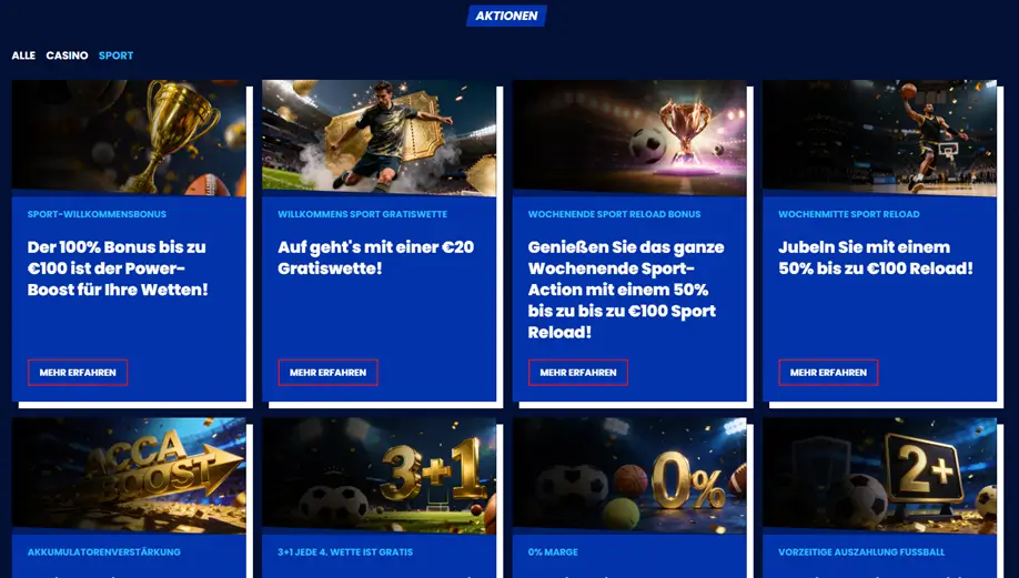 Bonusaktionen bei BetNFlix